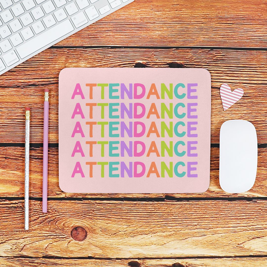 Attendance Mousepad PINK