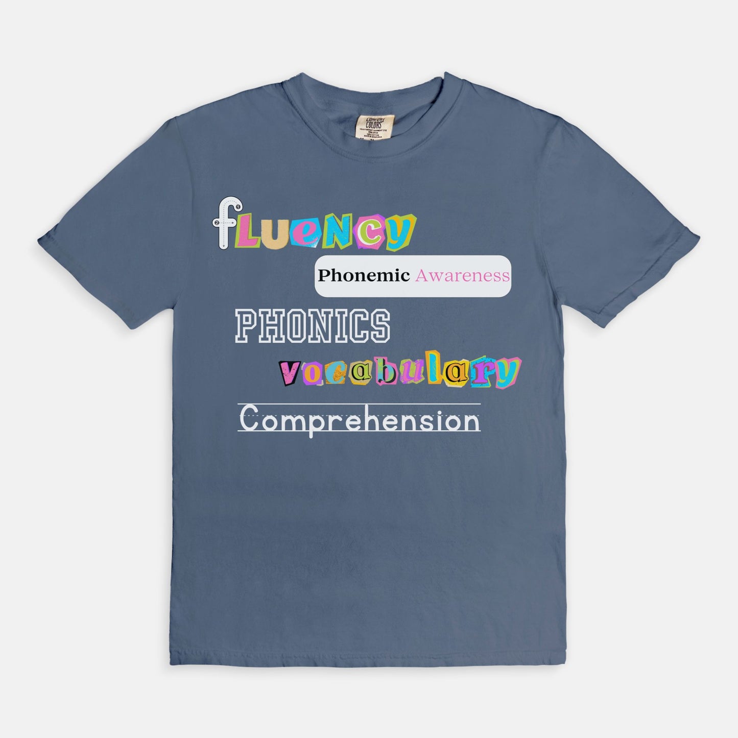 5 Pillars of Reading Tee