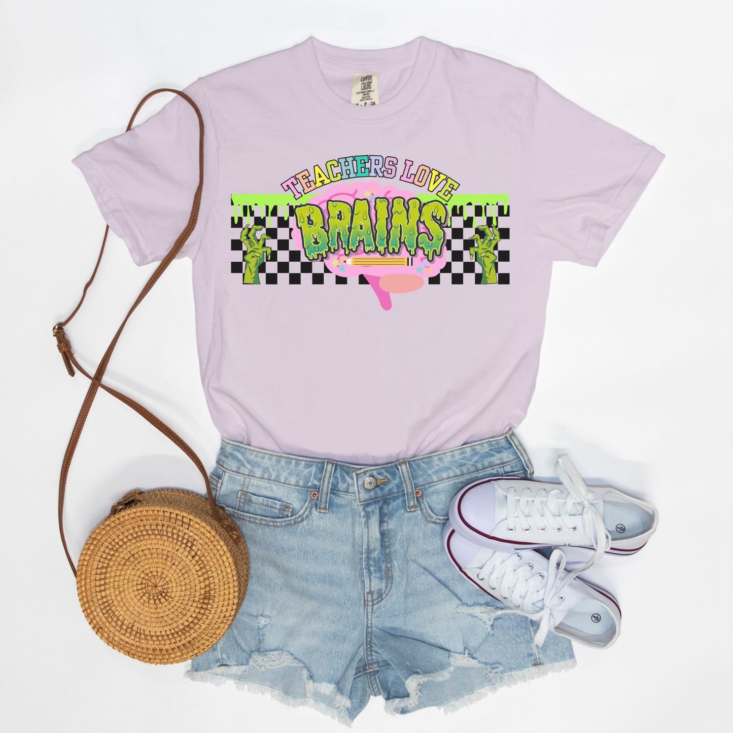 Teachers Love Brains Tee