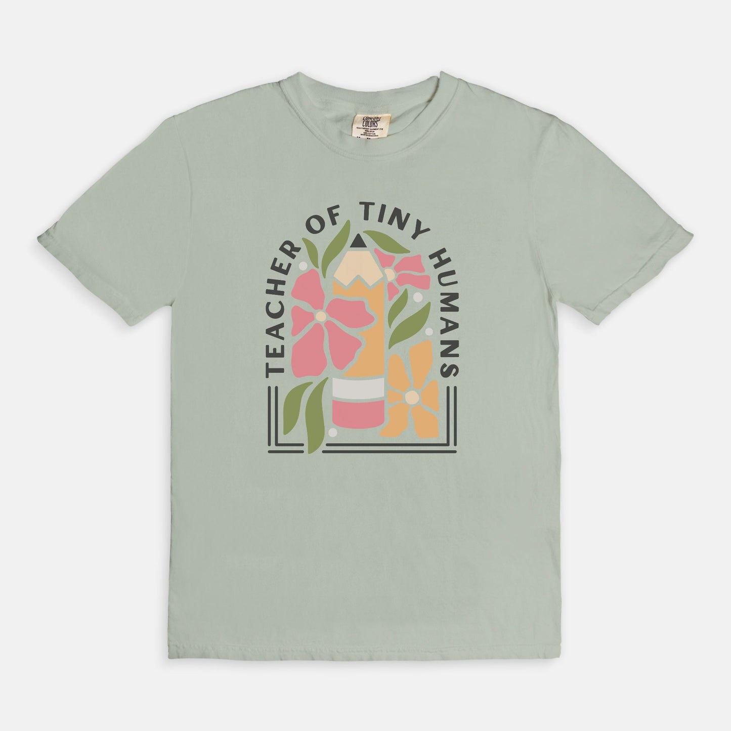 Teacher of Tiny Humans Floral Tee