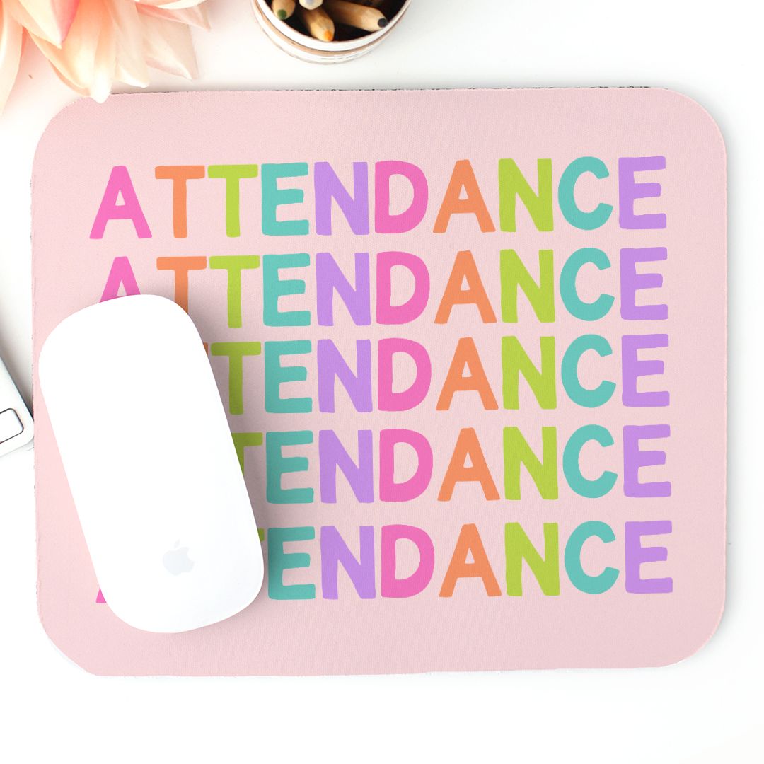 Attendance Mousepad PINK
