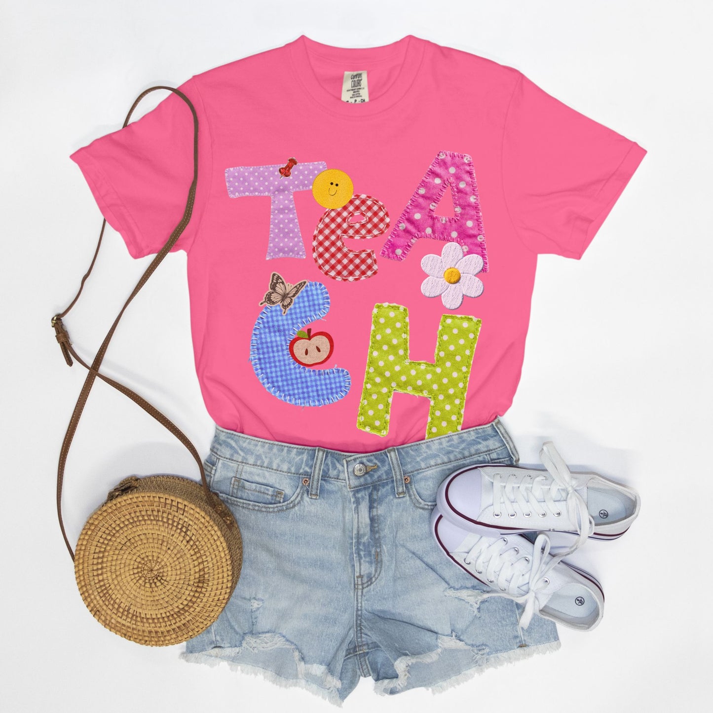 TEACH Patchwork Tee