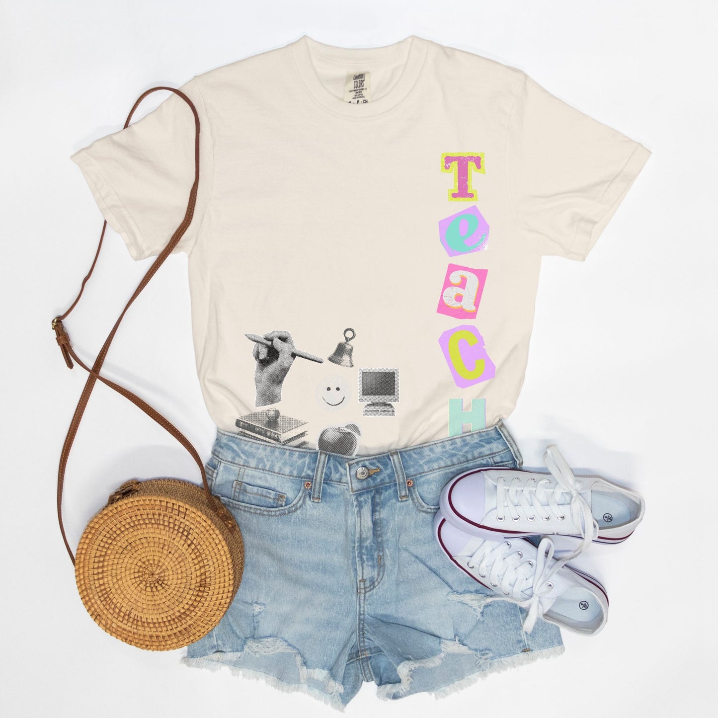Grunge Nostalgic Teach Tee