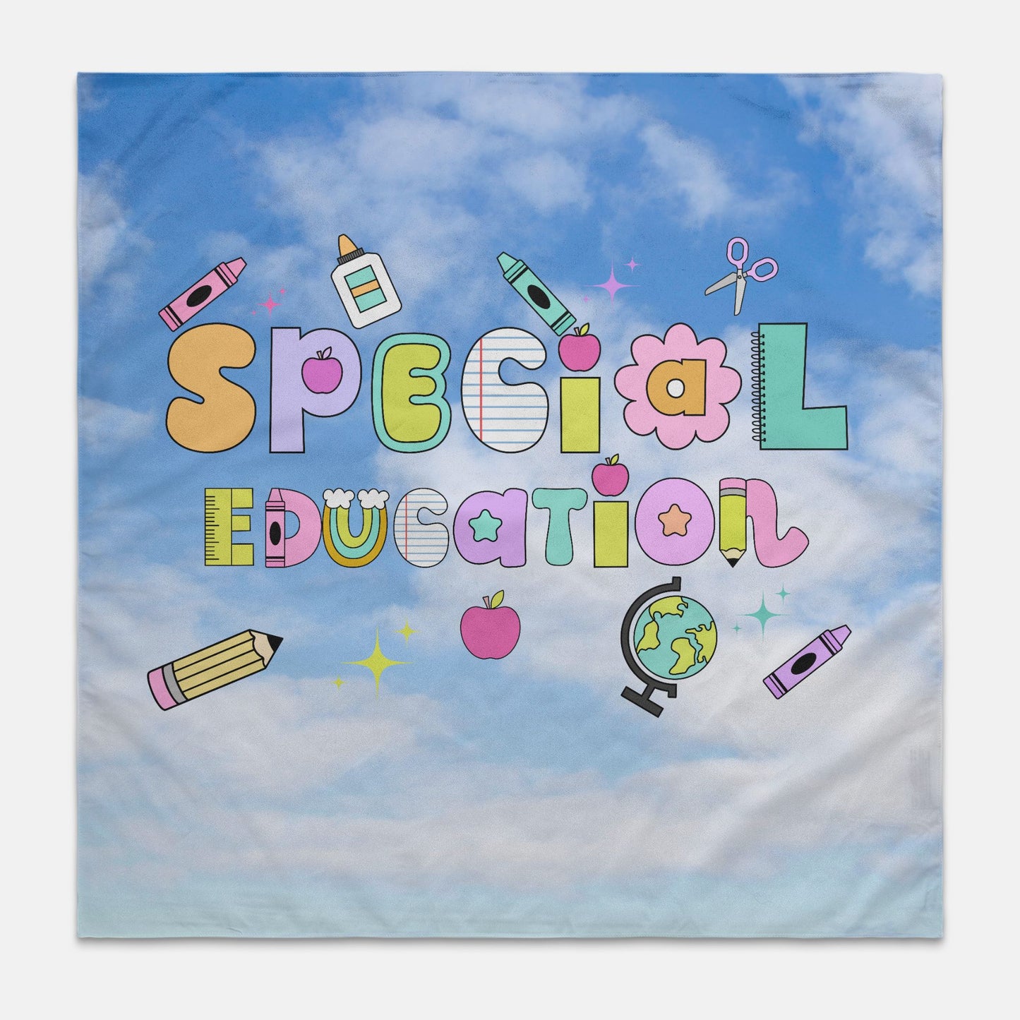 Special Education Ransom Wall Banner 22" x 22"
