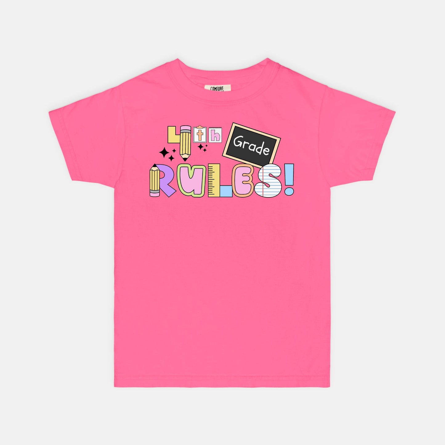 YOUTH 4th Grade Rules Ransom Tee