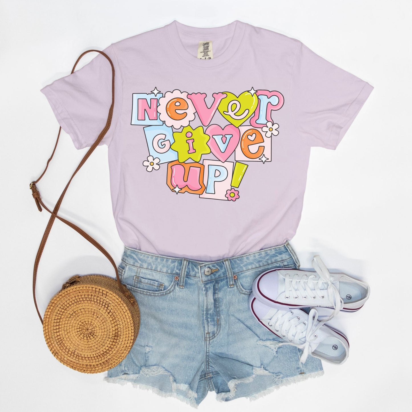 Never Give Up Ransom Tee