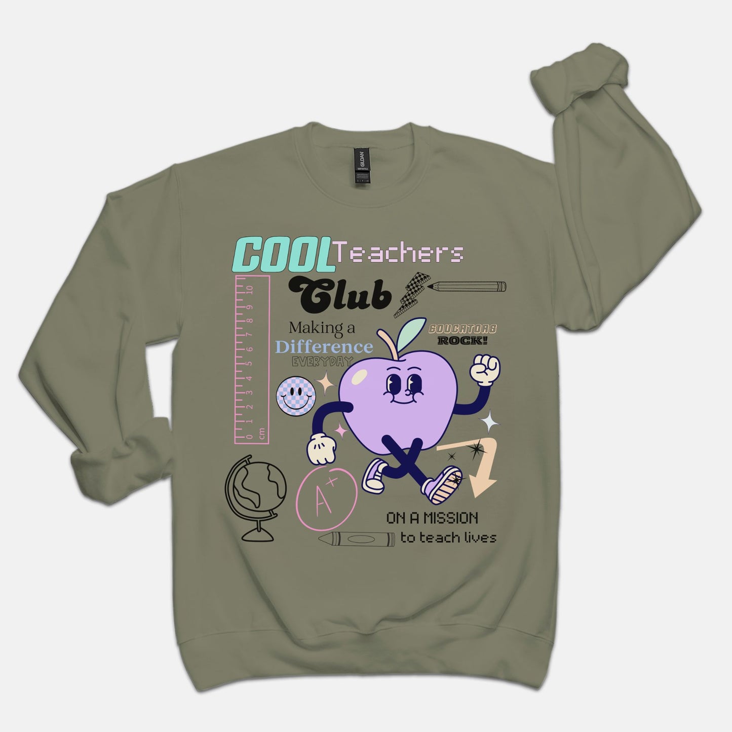 Cool Teachers Club Retro Sweatshirt