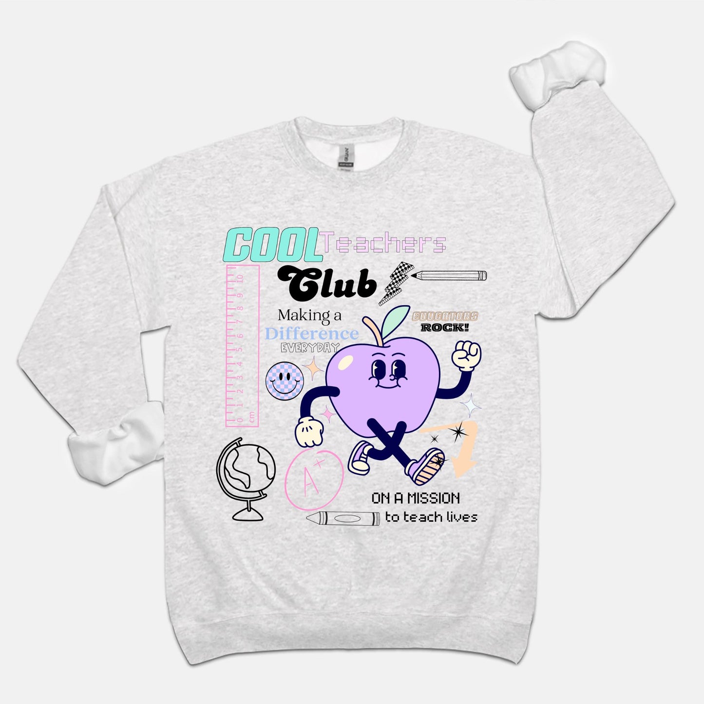 Cool Teachers Club Retro Sweatshirt