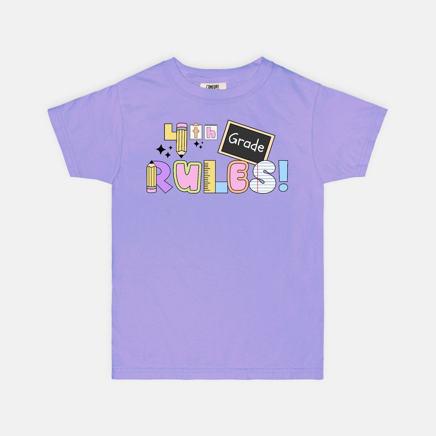 YOUTH 4th Grade Rules Ransom Tee