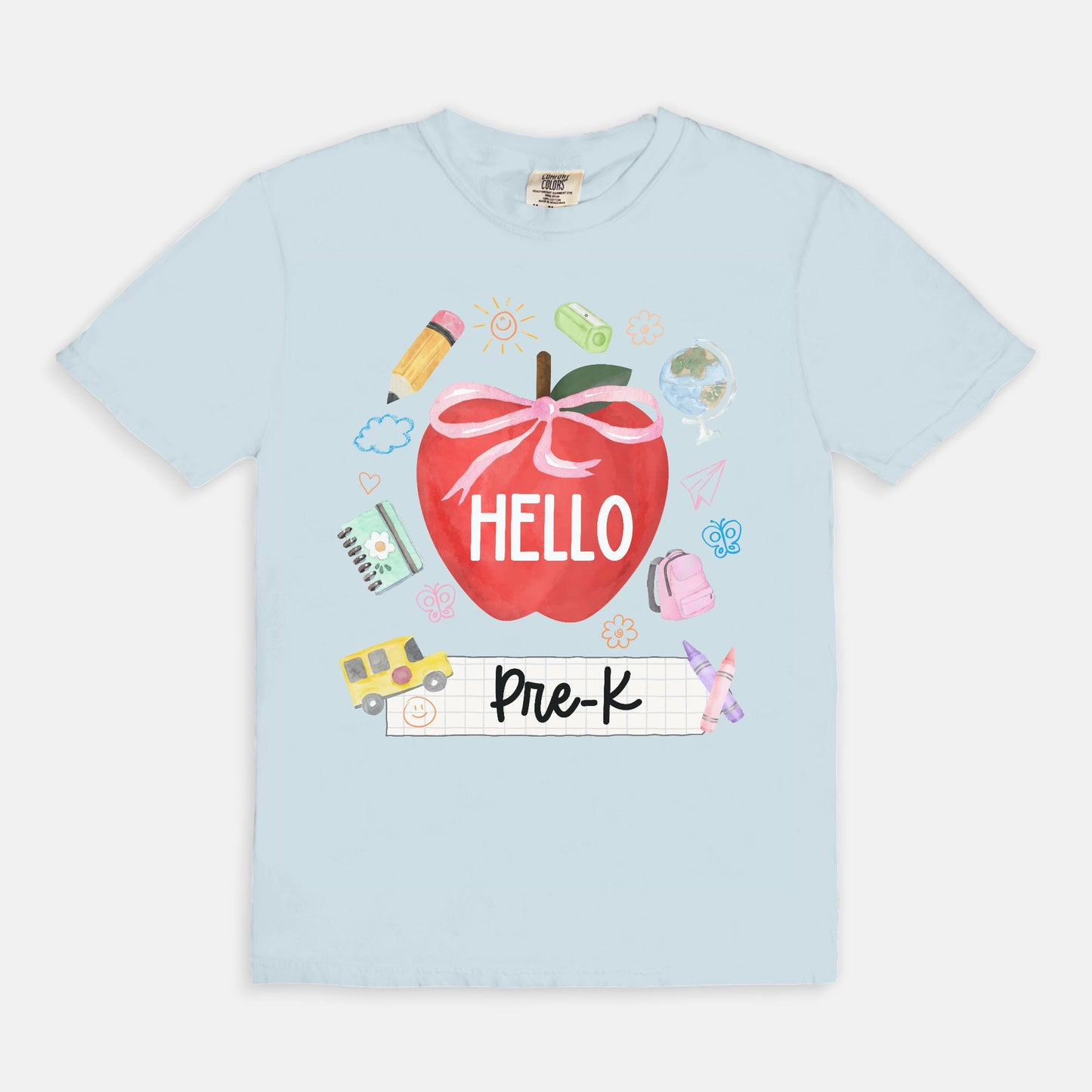 Hello Pre-K Apple Tee