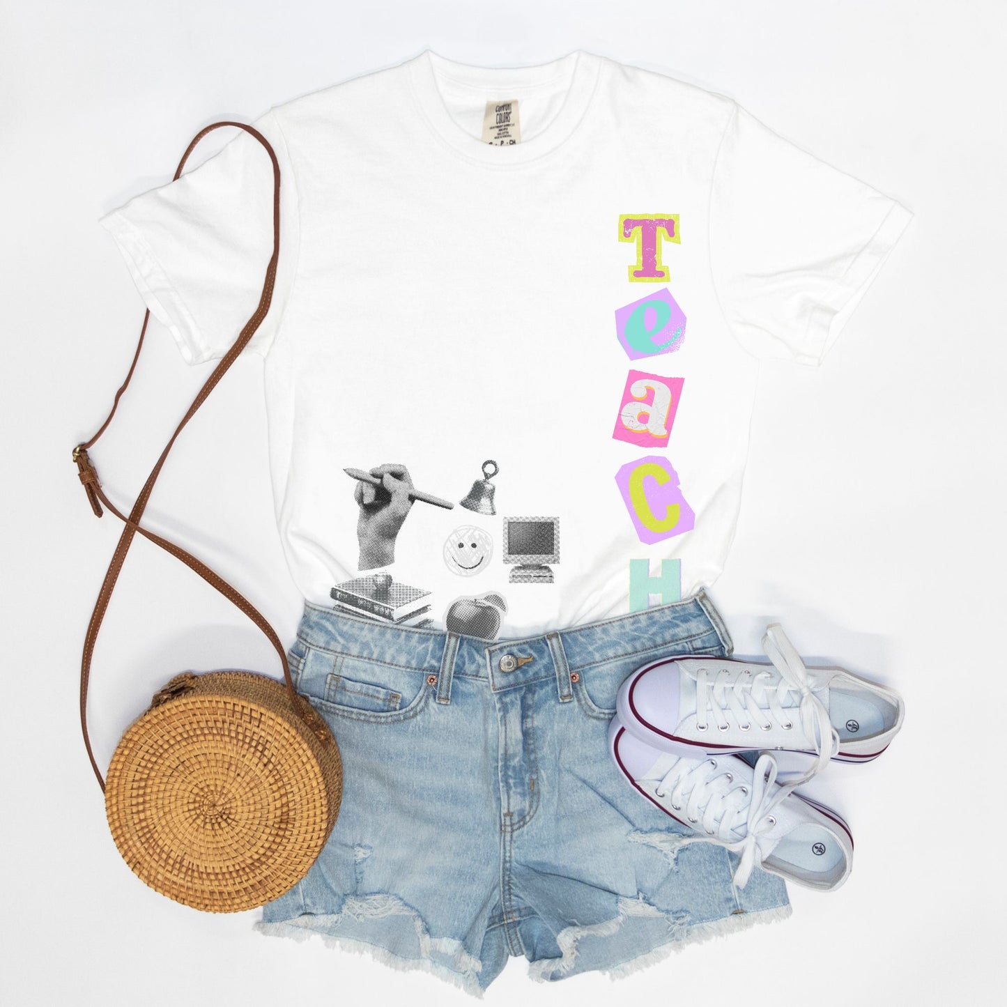 Grunge Nostalgic Teach Tee