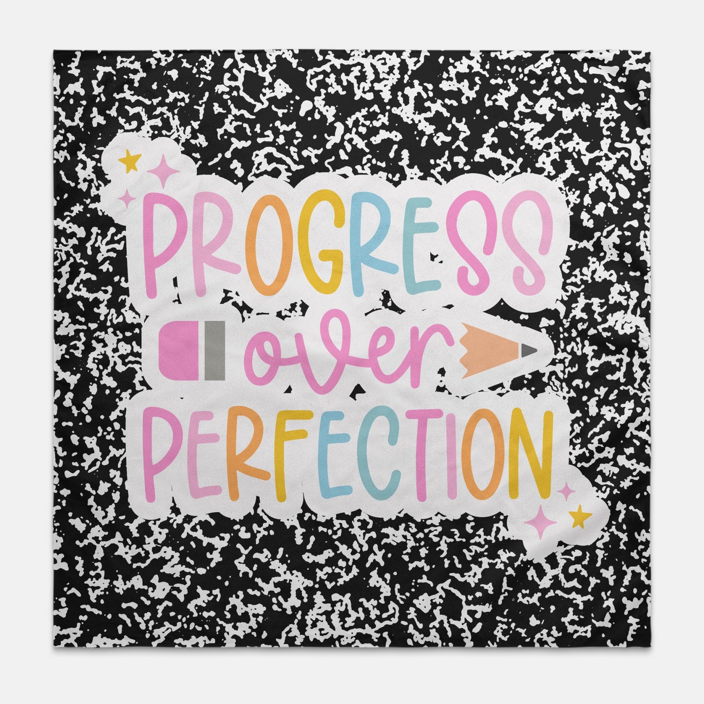 Progress Over Perfection Wall Banner 22" x 22"