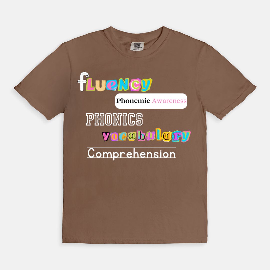 5 Pillars of Reading Tee
