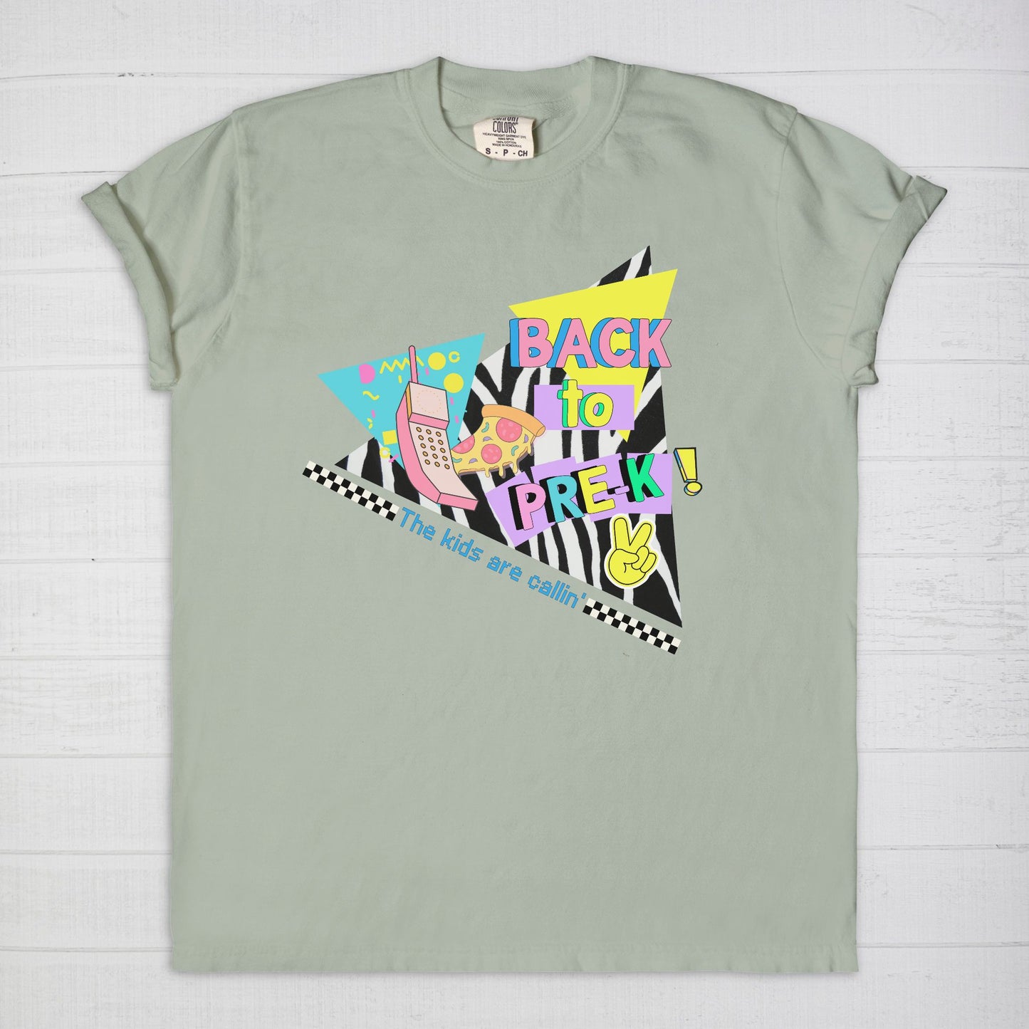 Retro Geometric Pre-k Tee