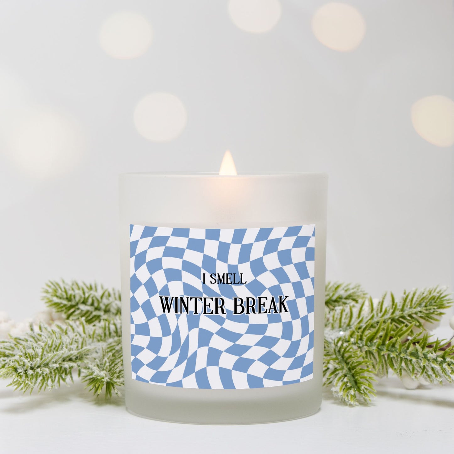 Winter Break Candle