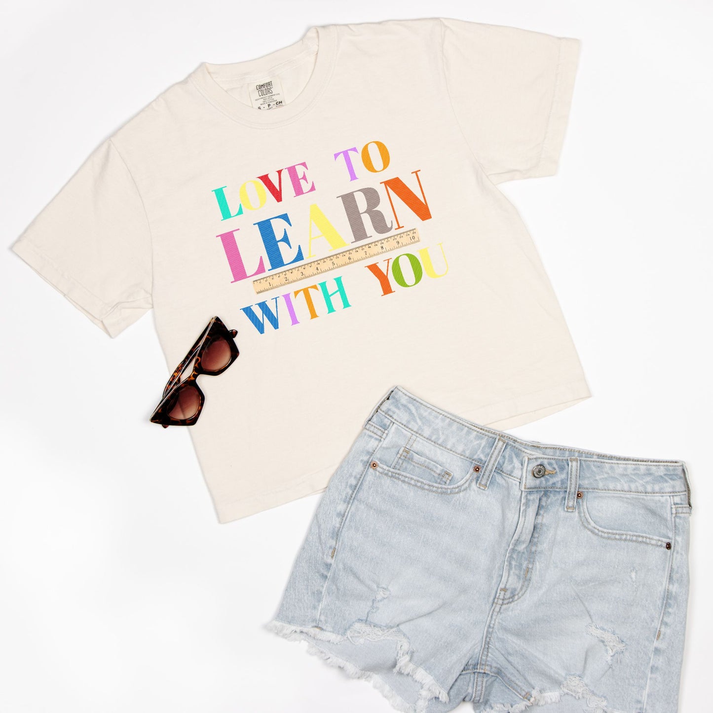 Love To Learn With You BOXY Tee