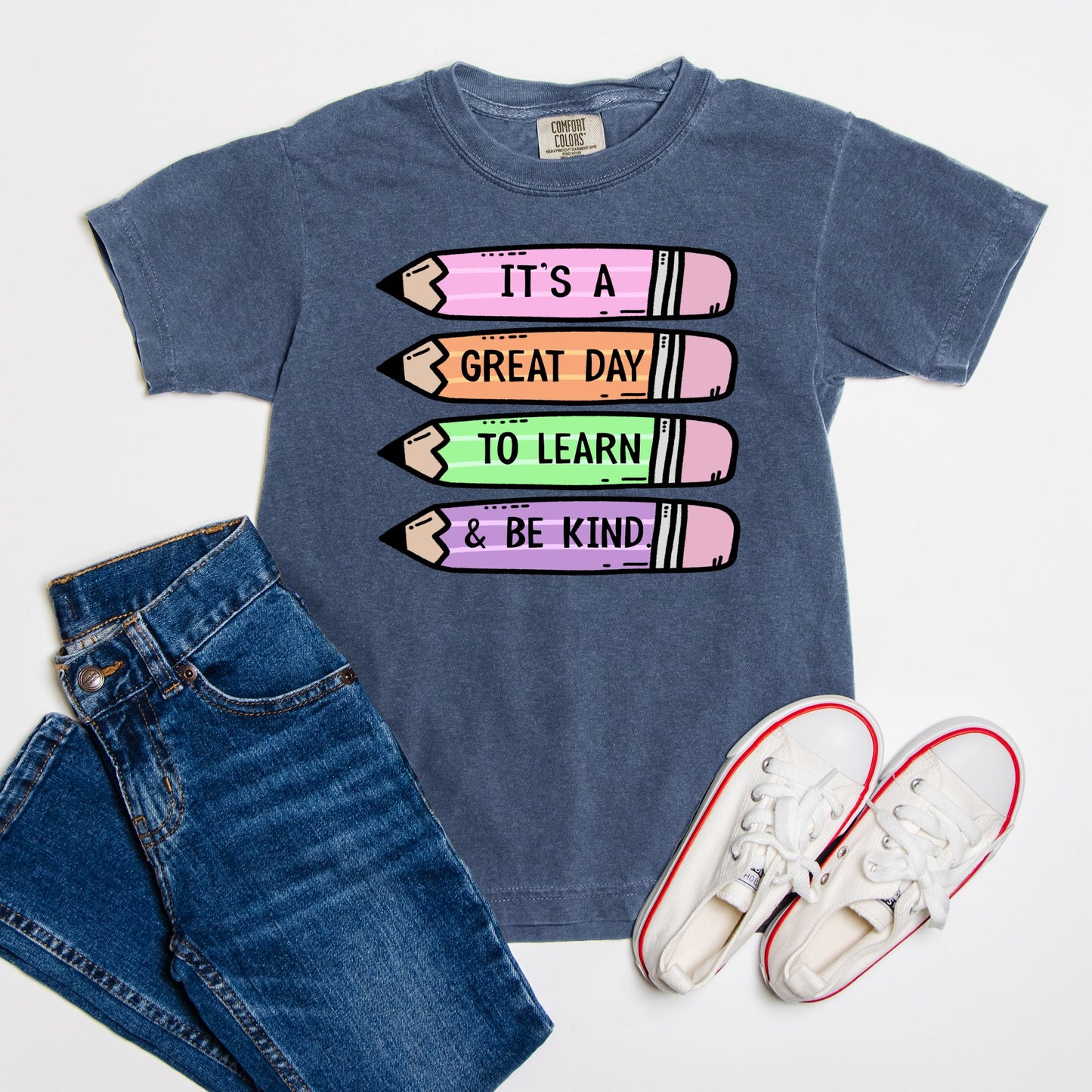 It's A Great Day To Learn And Be Kind YOUTH Tee