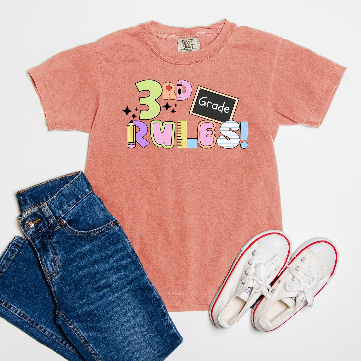 YOUTH 3rd Grade Rules Ransom Tee