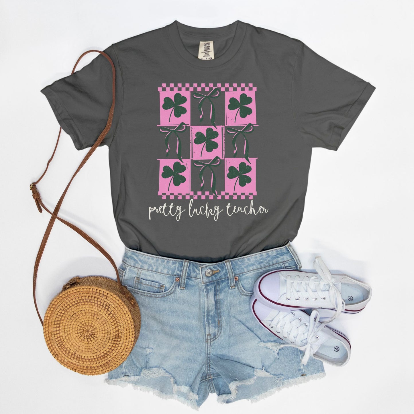 Pretty Lucky Teacher Tee