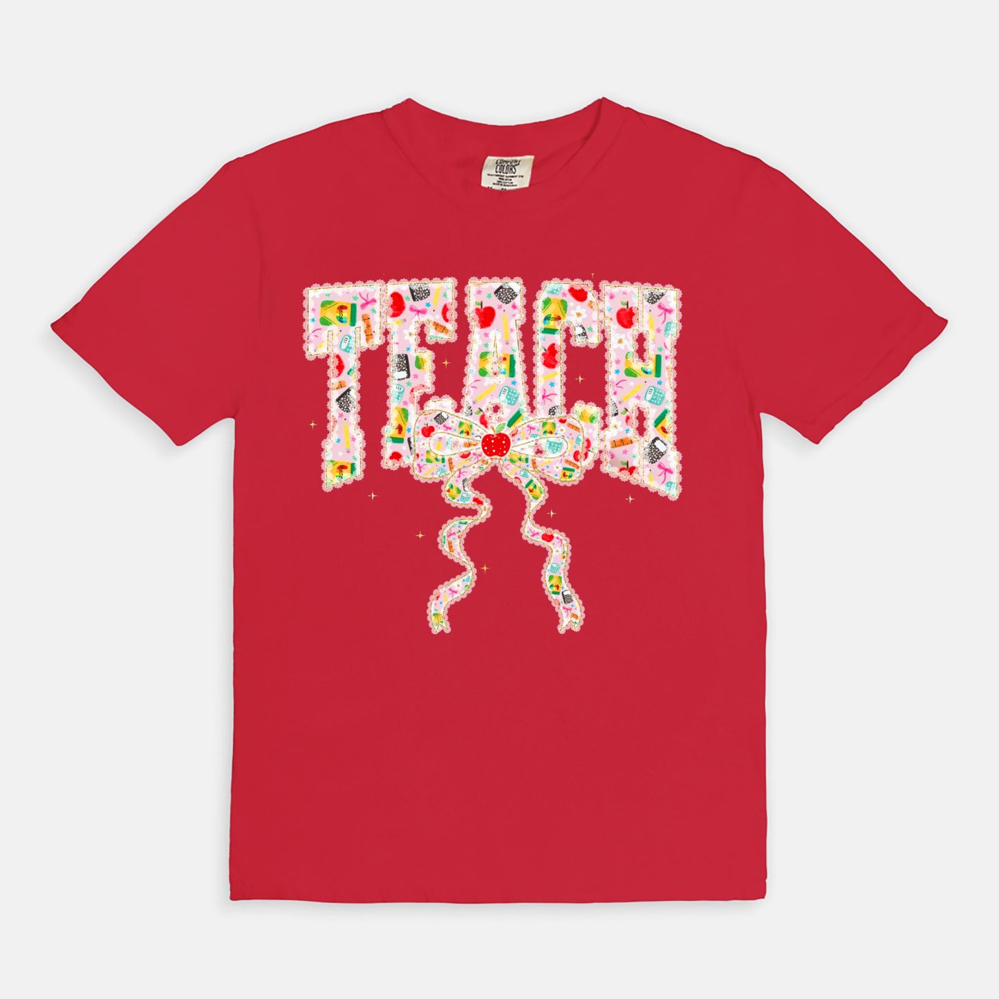 School Supplies Teach Coquette Tee