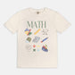 Math Watercolor Collage Tee