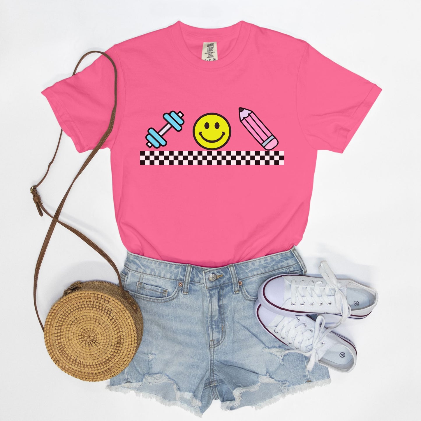 Happy Teacher Fit Tee