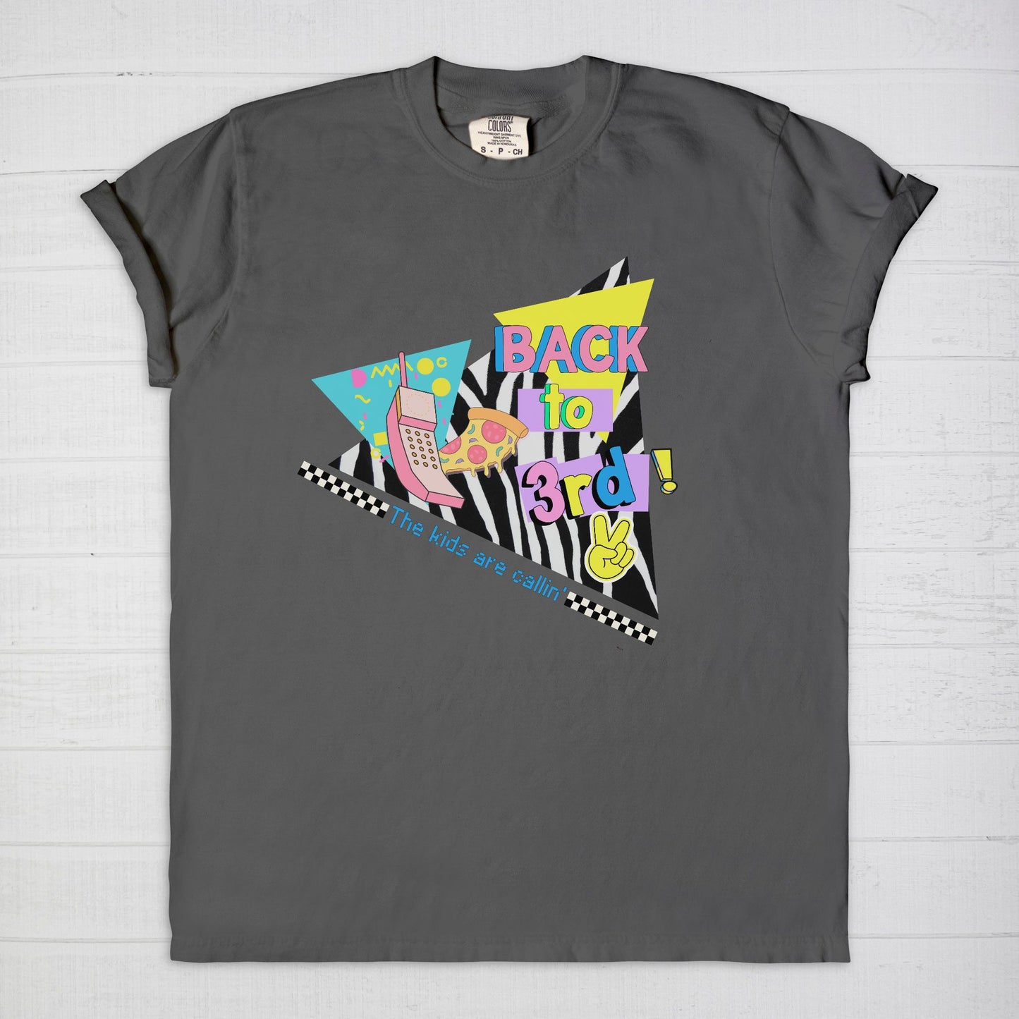 Retro Geometric 3rd Tee