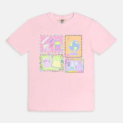 School Subjects Collage Tee