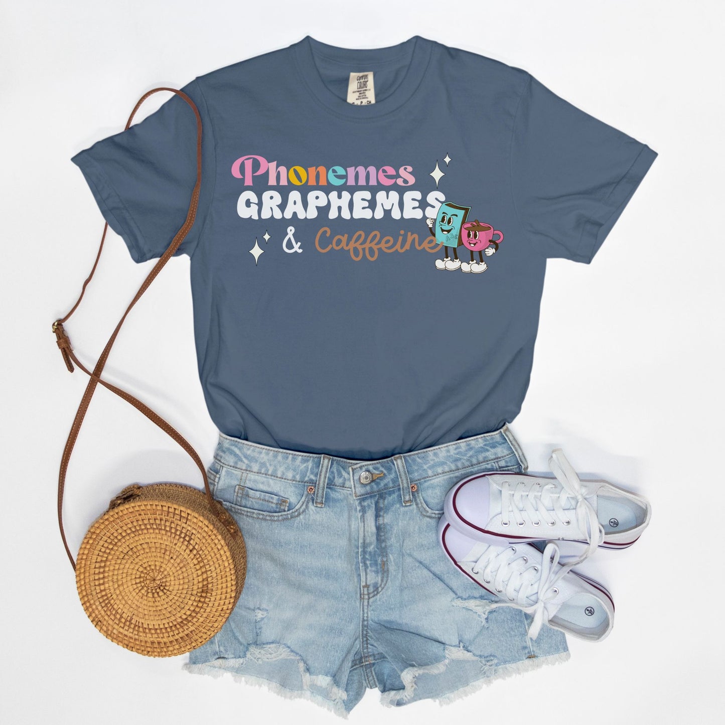 Phonemes, Graphemes, and Caffeine Tee