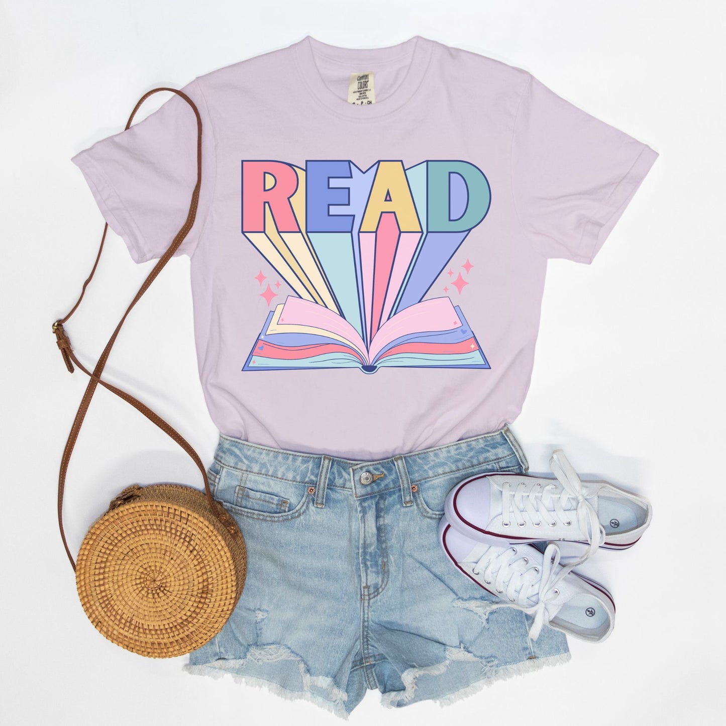 Read Retro Book Tee