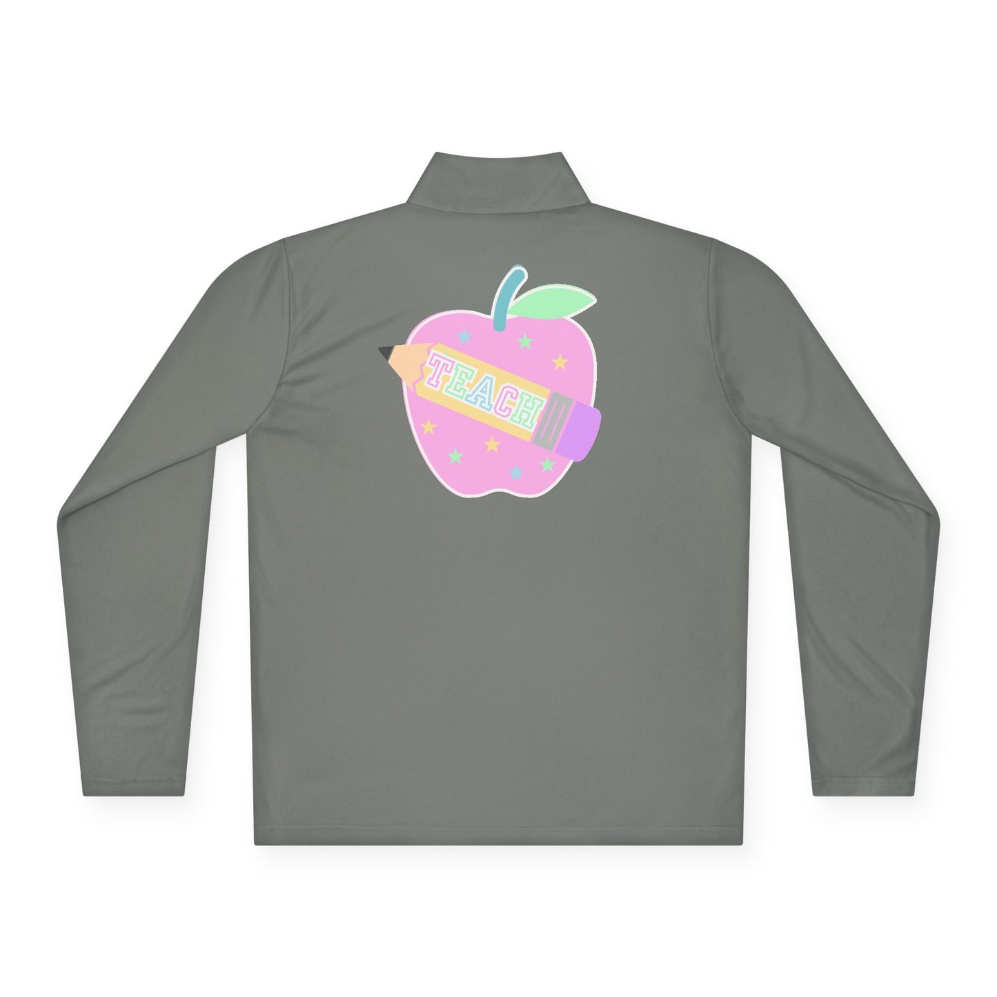 Varsity TEACH Apple Unisex Quarter-Zip Pullover - Tech Gear