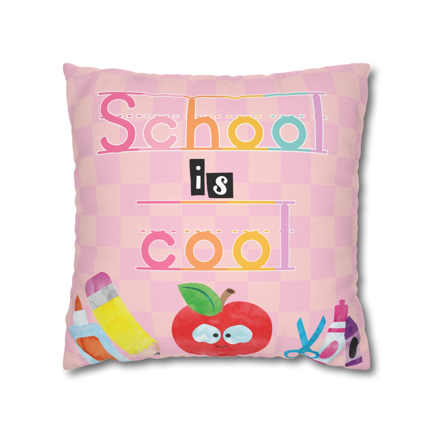 School Is Cool Pillow COVER 18x18