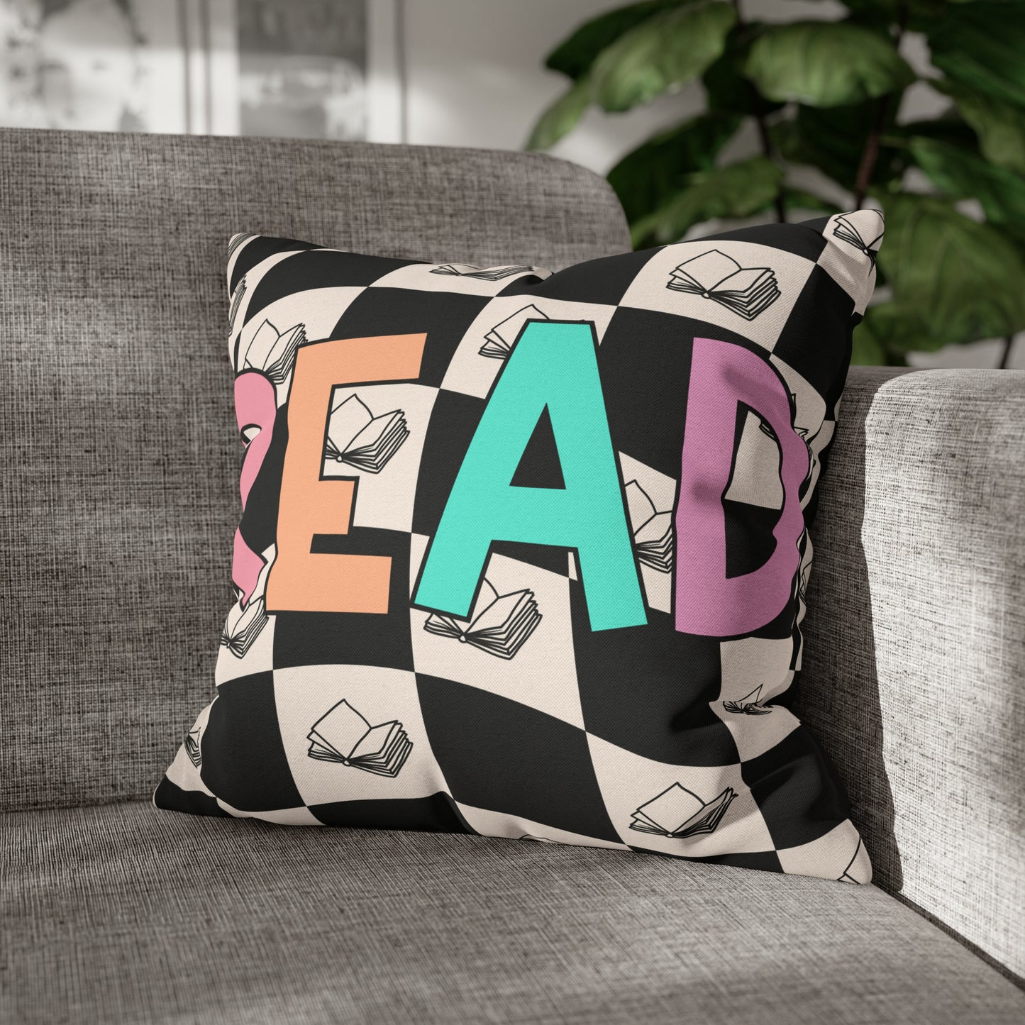 READ Pastel Pillow COVER 18x18