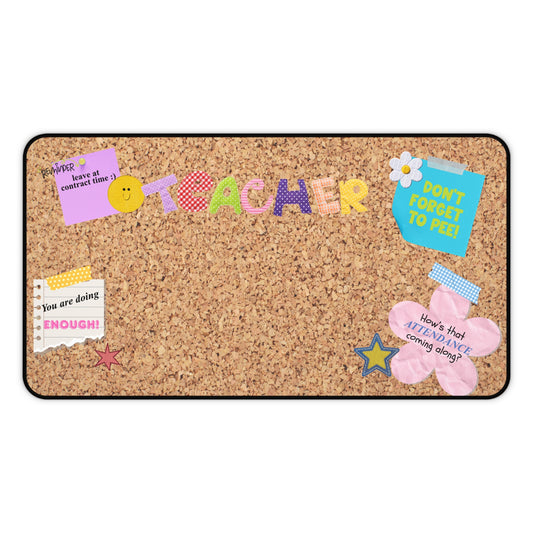 Teacher Bulletin Board Desk Mat. 12 x 22