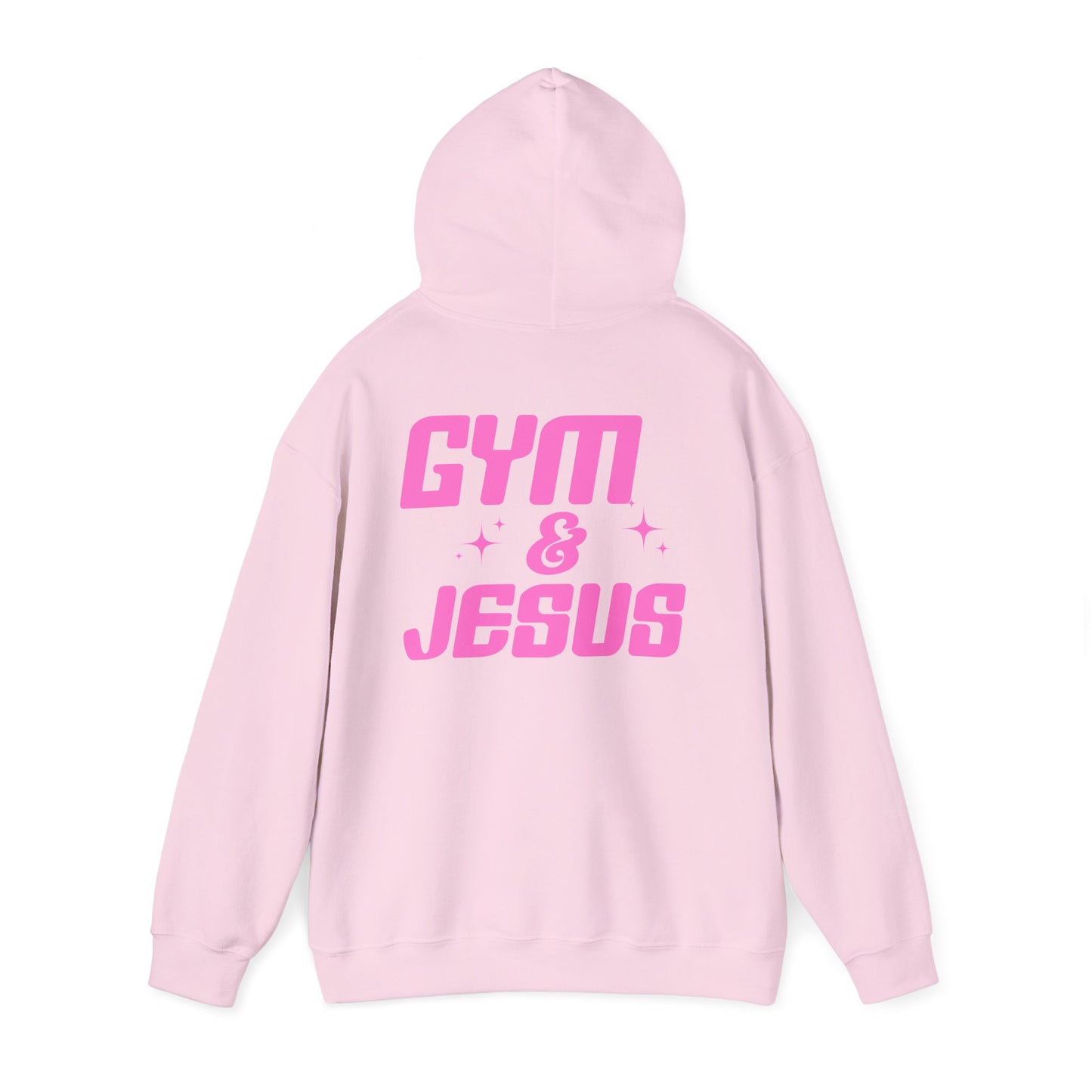 Gym & Jesus Hoodie - Pink
