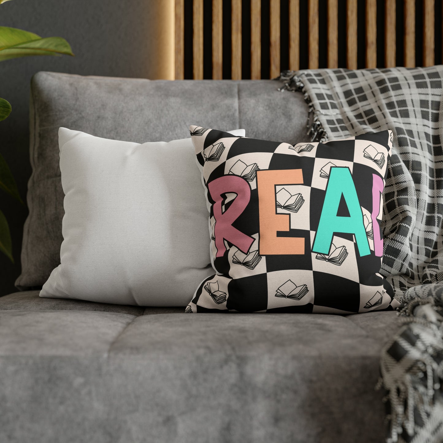 READ Pastel Pillow COVER 18x18