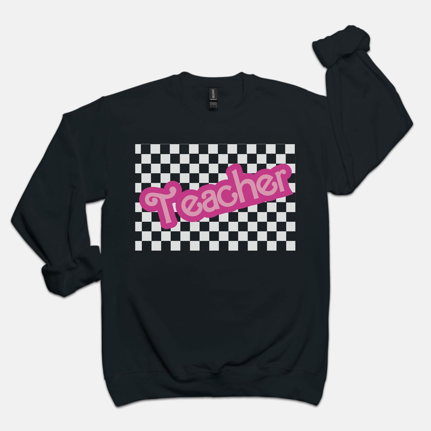 Teacher Bar B Crewneck Sweatshirt - Black