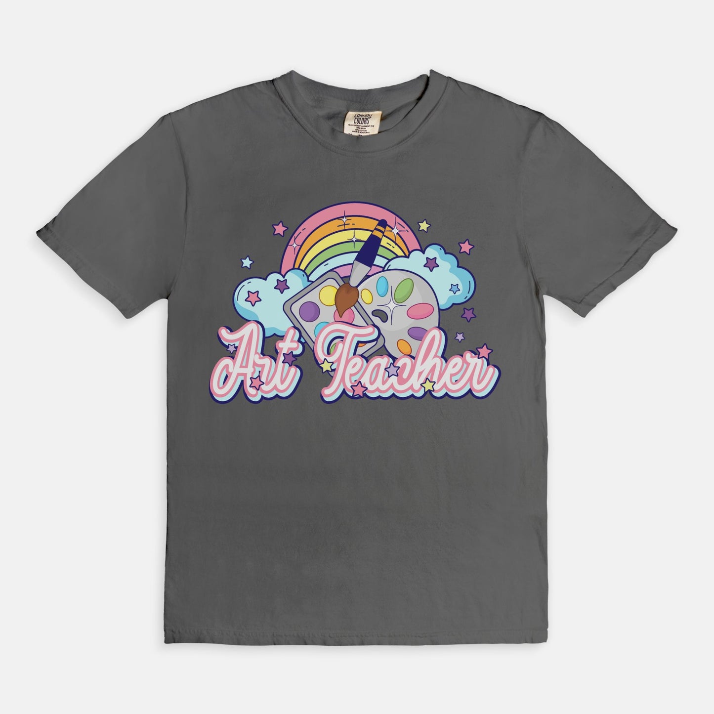 Art Teacher Rainbow Tee