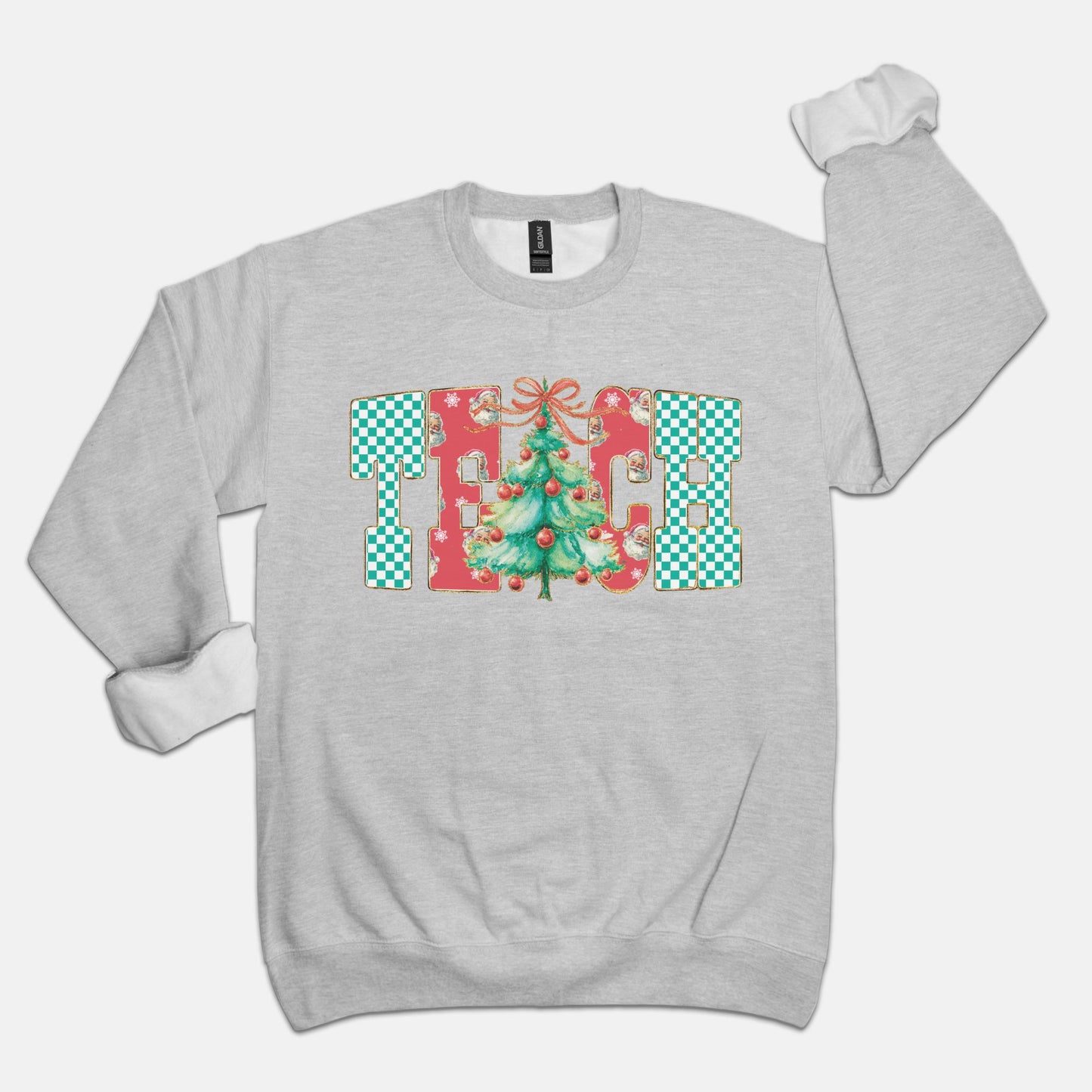 Teach Festive Crewneck Sweatshirt