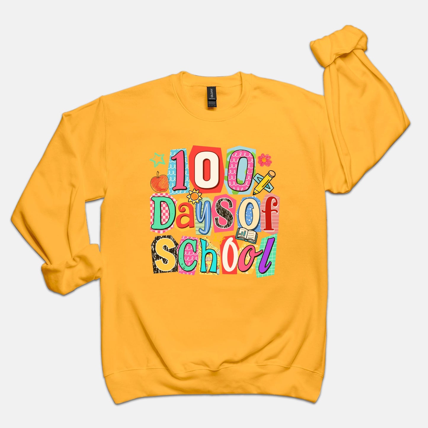 Funky 100 Days of School Sweatshirt
