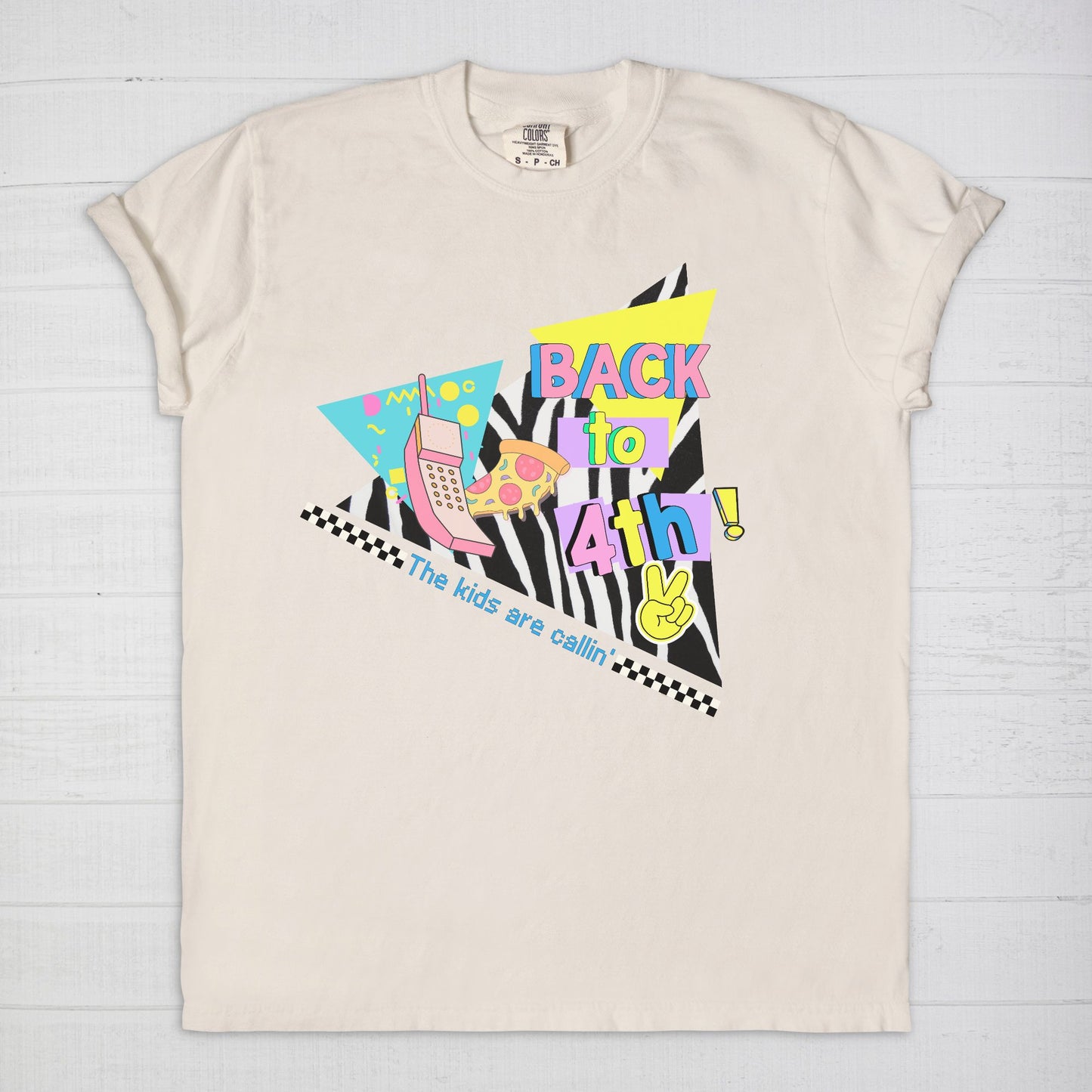 Retro Geometric 4th Tee