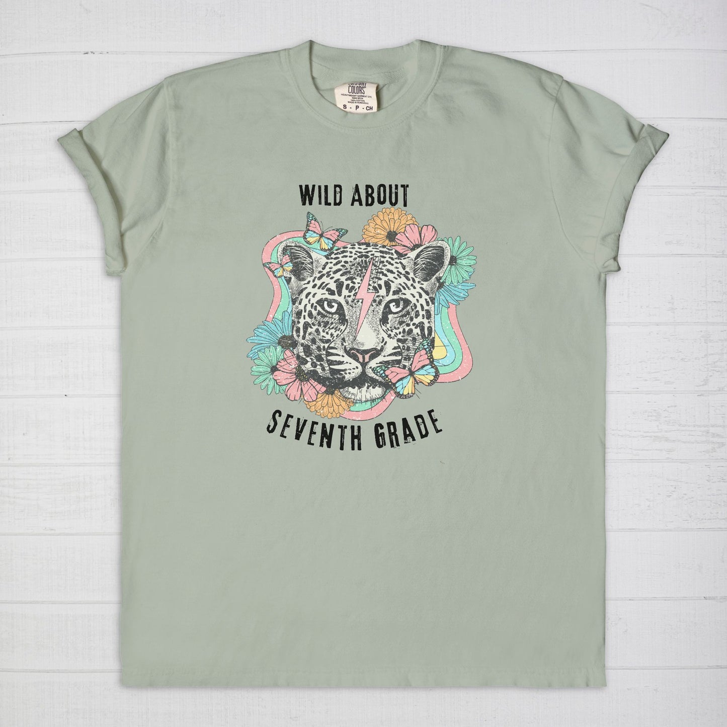 Wild About Seventh Grade Tee