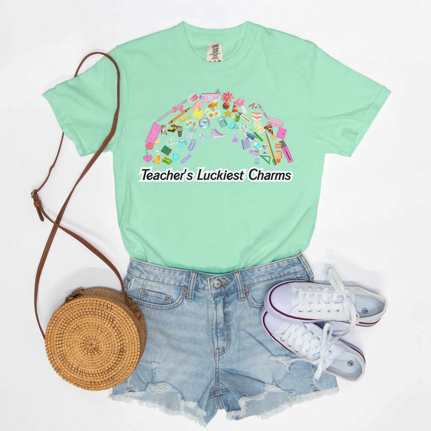 Teacher's Luckiest Charms Tee