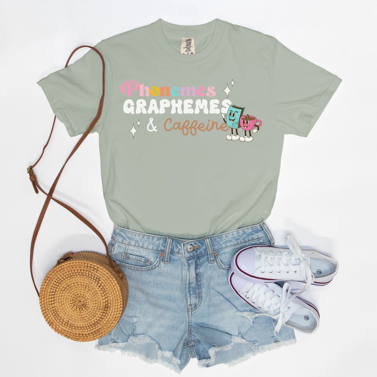 Phonemes, Graphemes, and Caffeine Tee