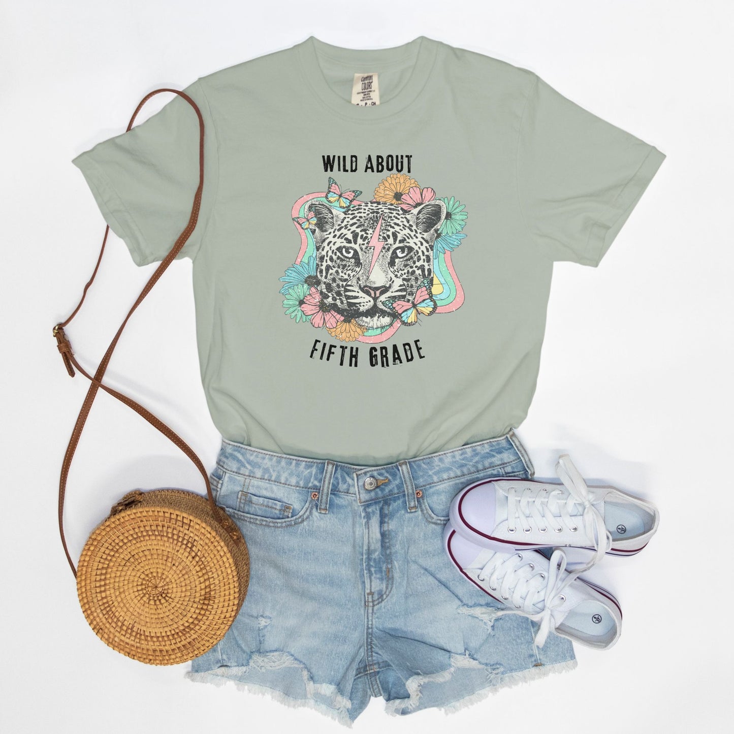 Wild About Fifth Grade Tee