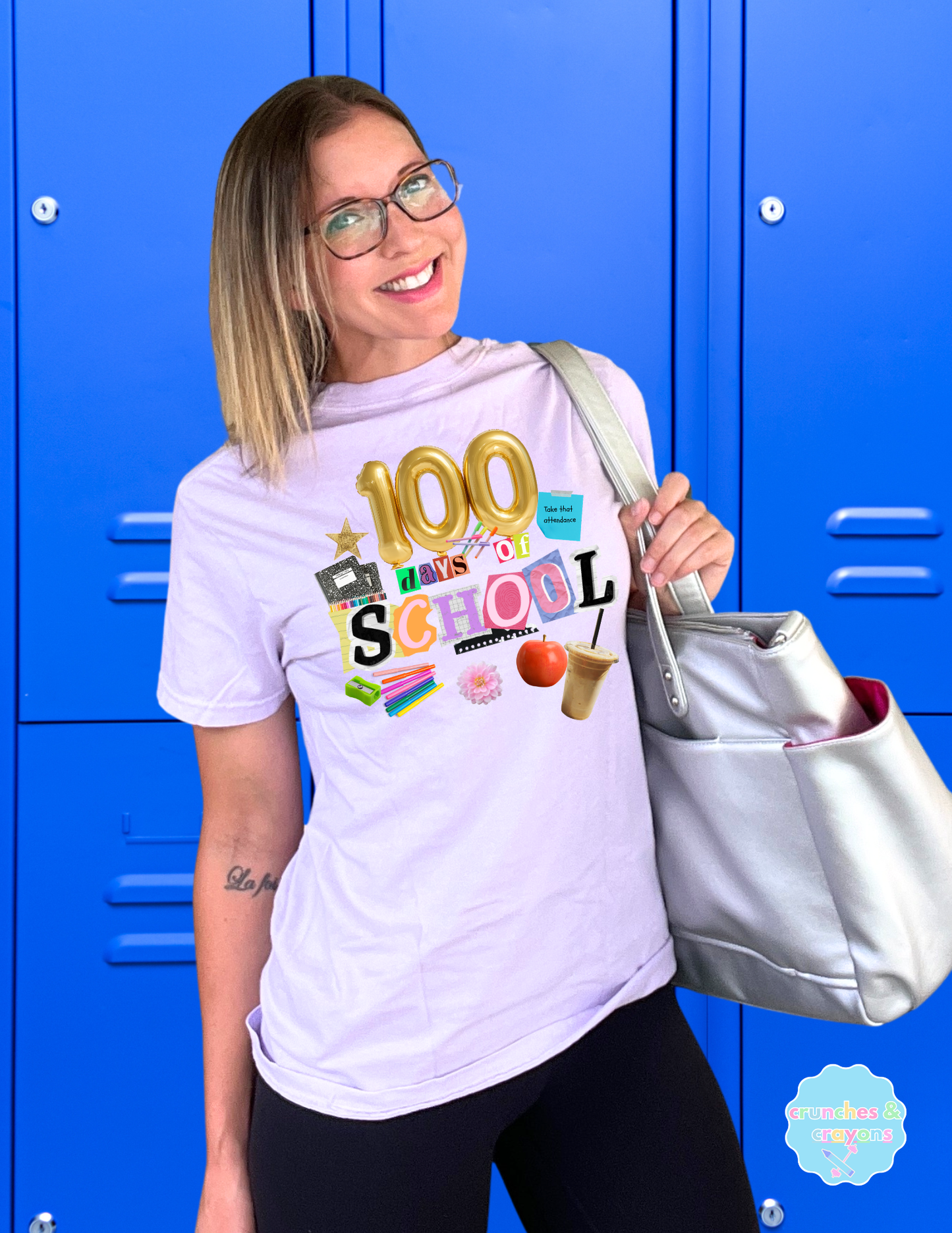 Scrappy 100 Days of School Tee