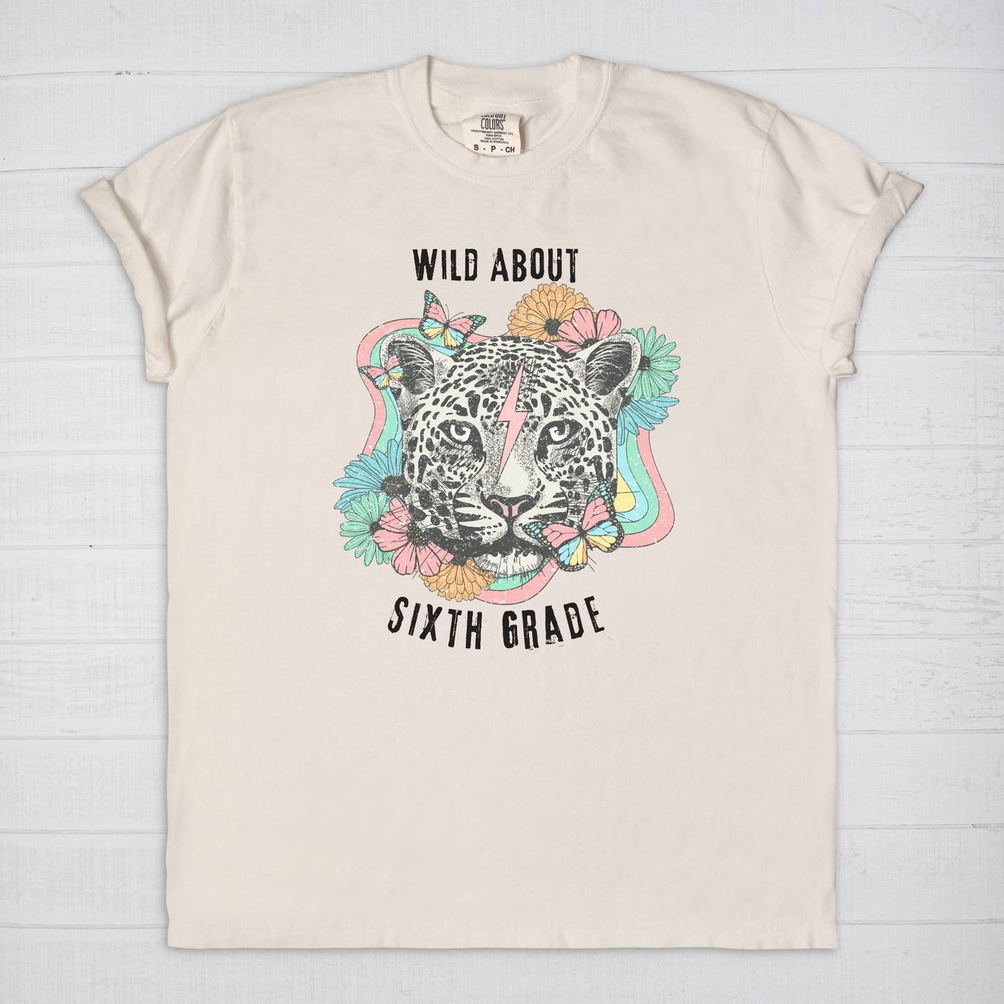 Wild About Sixth Grade Tee