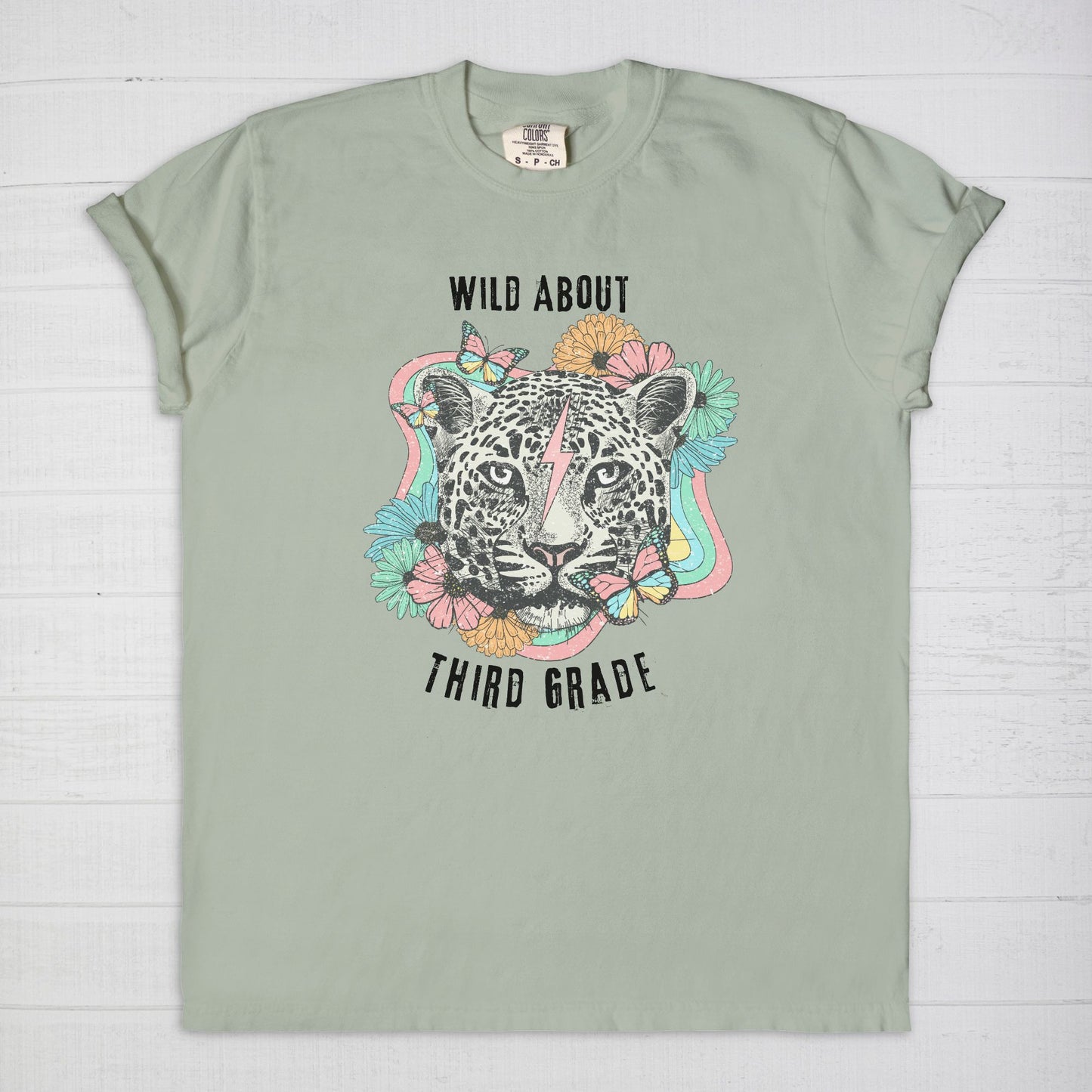 Wild About Third Grade Tee