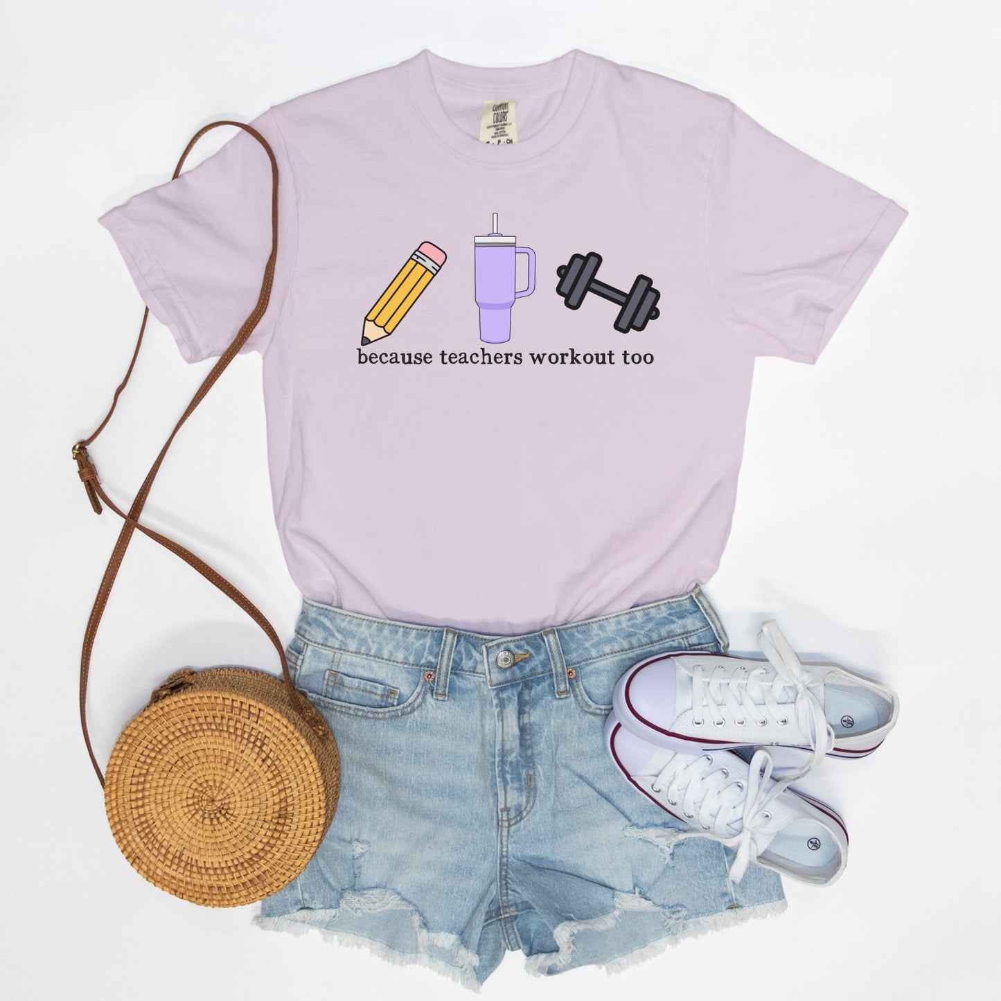 Because Teachers Workout Too Tee