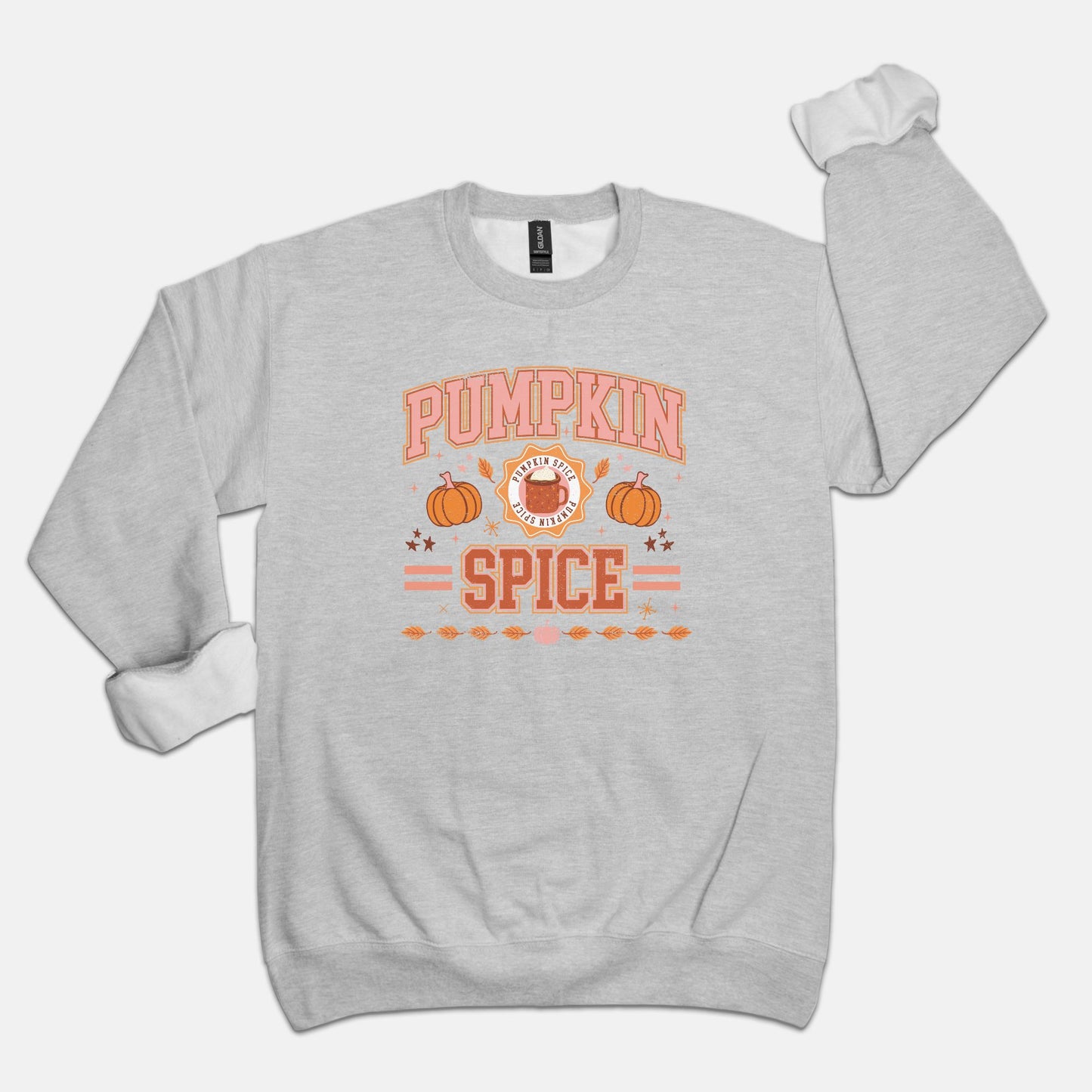 Pumpkin Spice Varsity Crewneck Sweatshirt